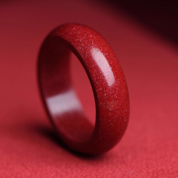 Smooth Cinnabar Ring