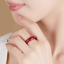 Smooth Cinnabar Ring