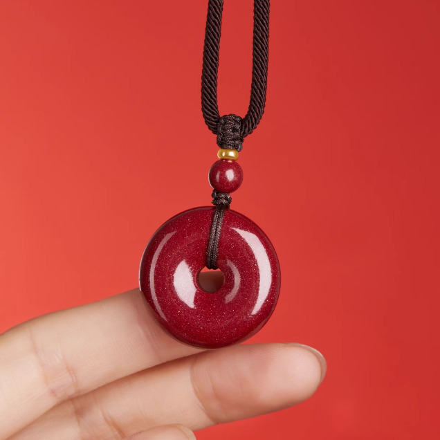 Cinnabar Guardian Vortex Pendant