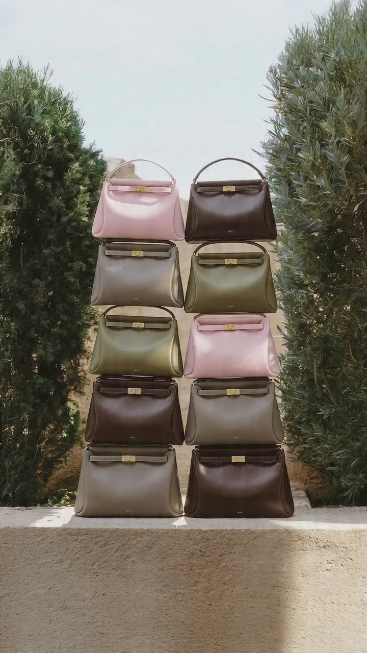 Carmen Top Handle Bag - Taupe