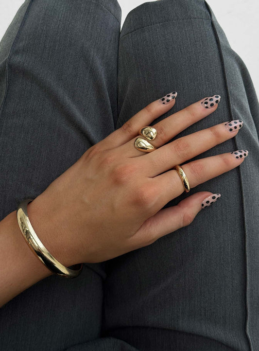 Hopes Up Ring Pack Gold women's ring by Ellevoria