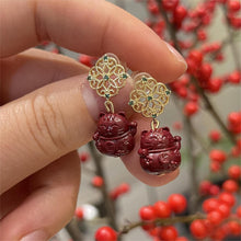 14k Gold Maneki Neko Earrings