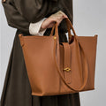 Marlow Cognac Everyday Tote Bag - lifestyle