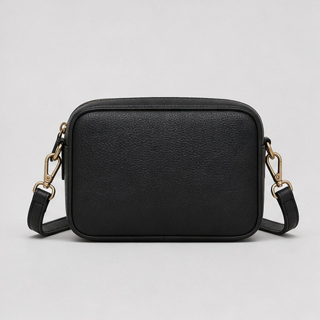 Mira Black Camera Crossbody Bag - studio