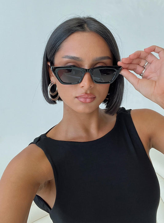 The Octavia Sunglasses Black women's sunglasses by Ellevoria