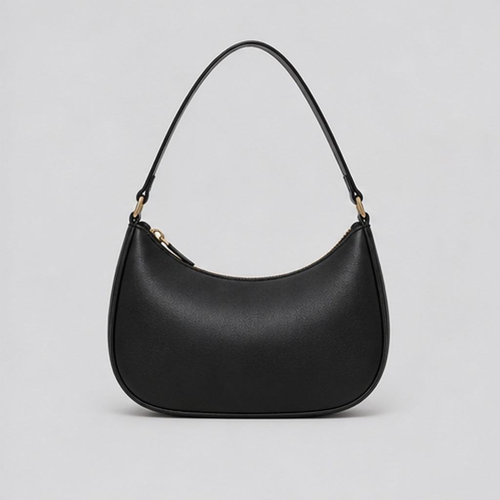 Vera Black Underarm Shoulder Bag - studio