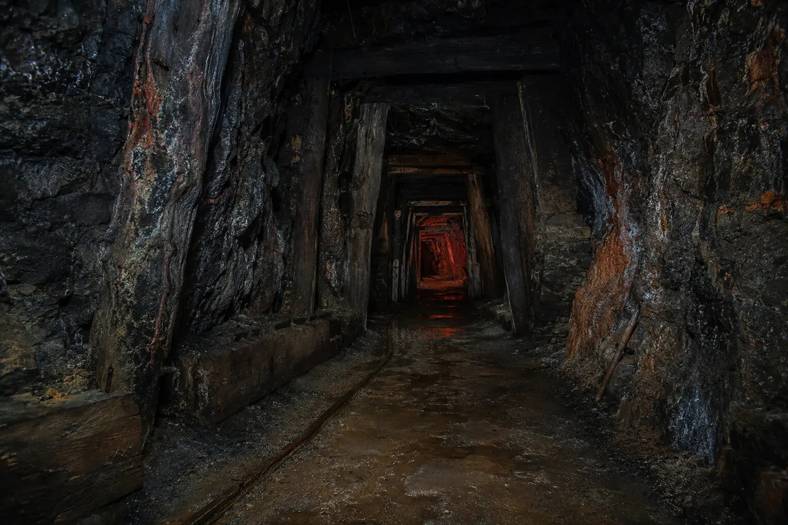 A red mineral.
A living memory.